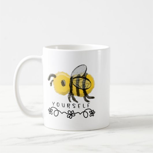 Mug Cute Bumblebee Bee Yourself  (Gauche)