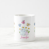 Mug Cute Bunnies avec marguerites de printemps et papi (Centre)