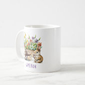 Mug Cute Bunnies Personnalisé Pâques (Devant gauche)