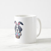 Mug Cute Bunny Ear Saint Bernard Dog Easter Egg Owner  (Devant droit)