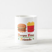 Mug Cute Burger et Fries Amis BFF Funny (Centre)