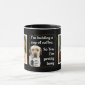 Mug Cute café-boisson Labrador personnalisé (Centre)