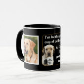 Mug Cute café-boisson Labrador personnalisé (Devant gauche)