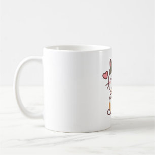 Mug Cute Calico Chat Manger Pizza