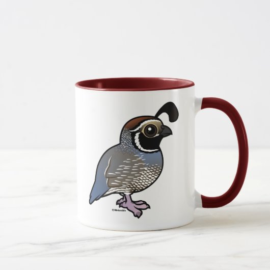 Mug Cute California Quail (Droite)