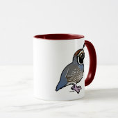 Mug Cute California Quail (Devant droit)