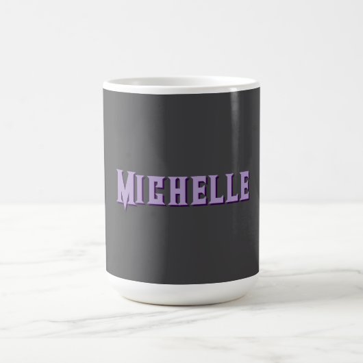 Mug Cute Calligraphy Créative tendance Nom personnalis (Centre)