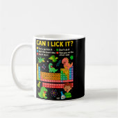 Mug Cute Can I Lick It Dino Periodic Table Science Hum (Gauche)