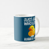 Mug Cute Caoutchouc Canard Art Pour Garçons Enfants Ho (Devant droit)