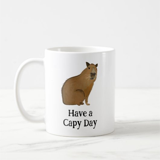 Mug Cute Capybara (Gauche)