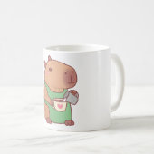 Mug Cute Capybara Barista Faire Du Café (Devant droit)