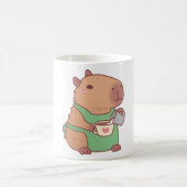 Mug Cute Capybara Barista Faire Du Café (Centre)