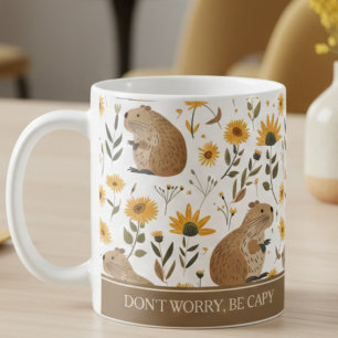 Mug Cute Capybara Inspirant