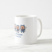 Mug Cute Capybaras Ninja Copybara Ninjutsu (Devant droit)
