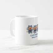 Mug Cute Capybaras Ninja Copybara Ninjutsu (Devant gauche)