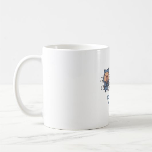 Mug Cute Capybaras Ninja Copybara Ninjutsu (Gauche)