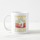 Mug Cute Carpenter Cool Papa Retro Cadeau (Gauche)