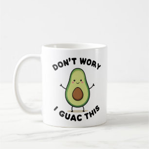 Mug Cute Cartoon Avocado