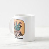 Mug Cute Cartoon Cactus Plante Personnalisé (Devant gauche)