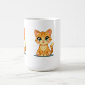 Mug **Cute Cartoon Cat – Adorable Kitty Illustration** (Centre)
