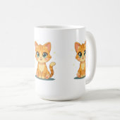 Mug **Cute Cartoon Cat – Adorable Kitty Illustration** (Devant droit)