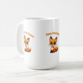 Mug Cute Cartoon Fox – Adorable Kawaii Style (Devant gauche)