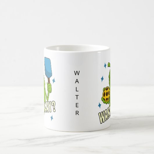 Mug Cute Cartoon Pickle Wanna Play Nom Pickleball (Centre)