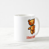 Mug Cute Cartoon Teddy Bear Pun Illustration (Devant droit)
