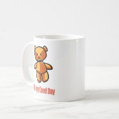 Mug Cute Cartoon Teddy Bear Pun Illustration (Devant gauche)