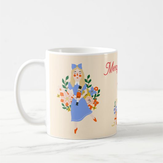 Mug Cute Casse-Noix Ballet Clara Rat King Noël (Gauche)