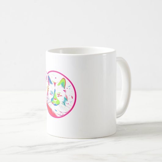 Mug cute cat design (Devant droit)