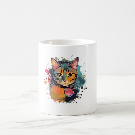 Mug cute cat design (Centre)