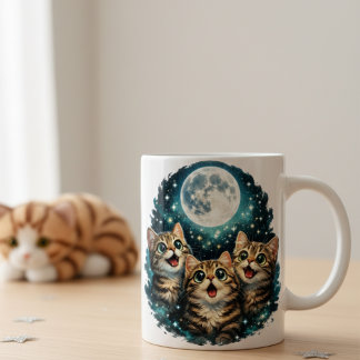 Mug  Cute Cat Lover's Celestial Coffee Cup