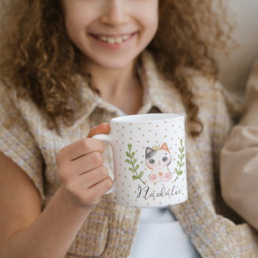 Mug Cute Cat Soft Genre Neutre Dotée Enfant Bébé