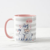 Mug Cute Cat Sweetheart Couple Be Mine Saint Valentin (Gauche)