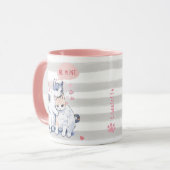Mug Cute Cat Sweetheart Couple Be Mine Saint Valentin (Devant gauche)