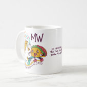 Mug Cute CAT TACO STACCATO Monogramme (Devant gauche)