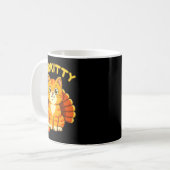 Mug Cute Cat Turkey Funny Thanksgiving For Men Women K (Devant gauche)