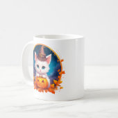 Mug Cute Cat Witch Pumpkin (Devant gauche)