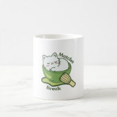 Mug Cute cat with matcha drink (Centre)