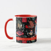 Mug Cute Cats Dans Les Boîtes De Noël Photo Personnali (Gauche)