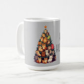 Mug Cute Cats Noël Arbre de Noël (Devant gauche)