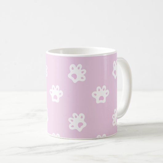 Mug cute cat's paws pattern (Devant droit)