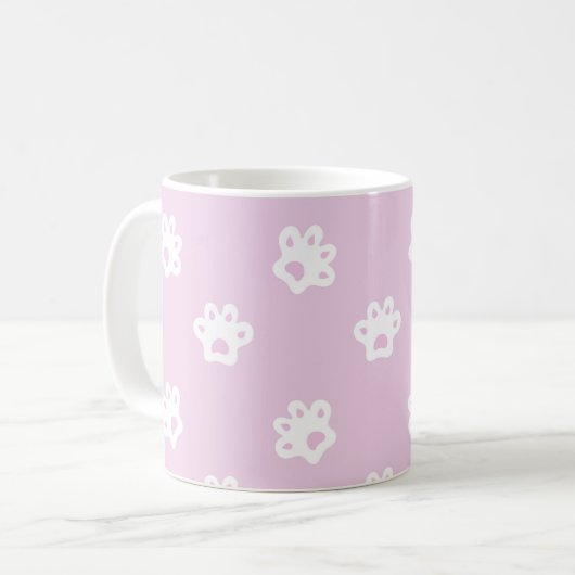 Mug cute cat's paws pattern (Devant gauche)
