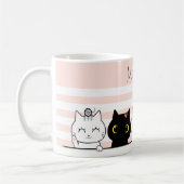 Mug Cute Cats Personnalisé (Gauche)