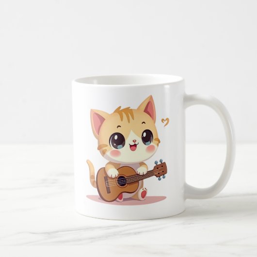 Mug Cute Cat's Ukulele Moment (Droite)