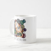 Mug Cute Cat's Yarn Heaven Knitting Wool Knitters (Devant gauche)