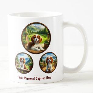 Mug Cute Cavalier King Charles Spaniel Chiot