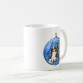 Mug Cute Cavalier King Charles Spaniel Christmas Mug. (Devant droit)