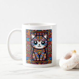 Mug Cute Chat avec charme Motif traditionnel